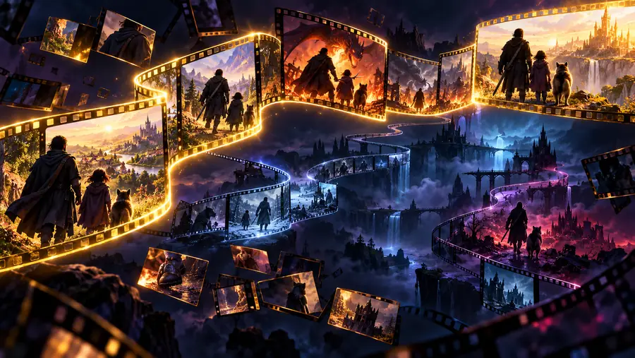 Conceptual illustration for evaluating a story-oriented video workflow