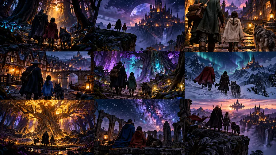 Early AI video concept with uneven scene continuity