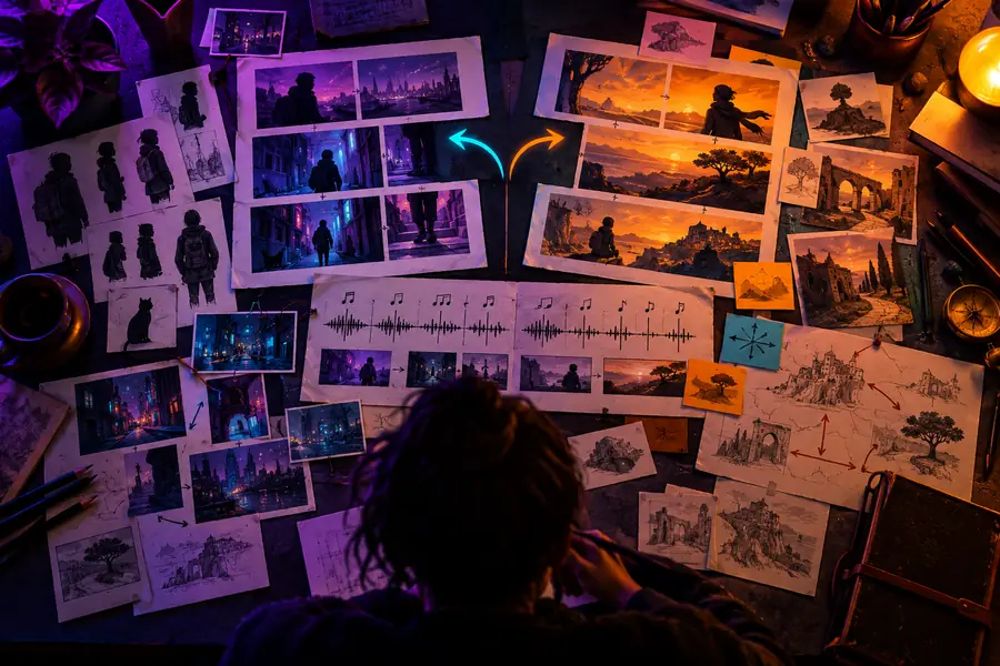 A rough creative brief before choosing a video workflow